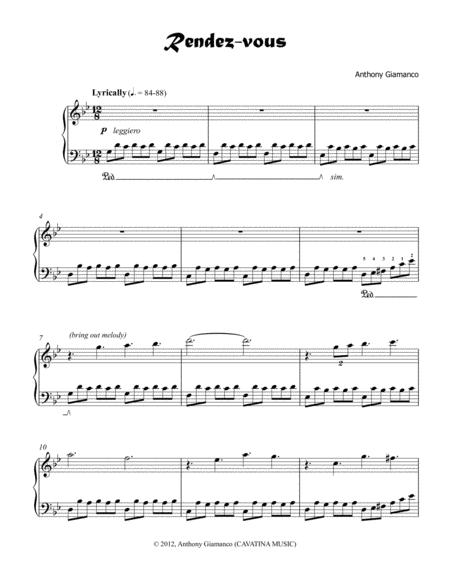 Rendez Vous Piano Solo Page 2