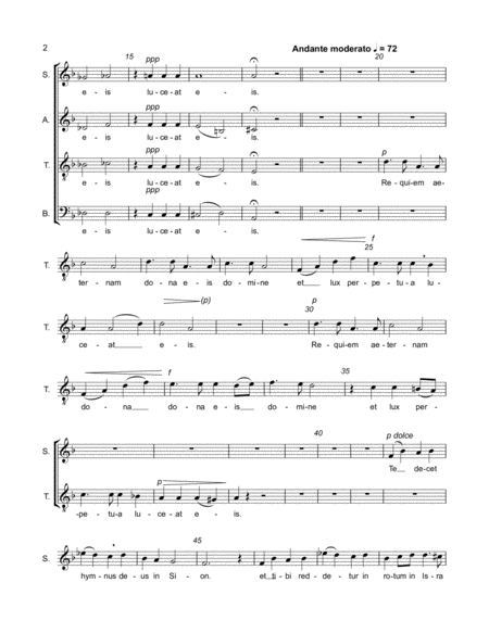 Requiem Faure Satb With Baritone And Soprano Soloists Page 2