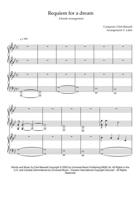 Requiem For A Dream Piano Duet Page 2