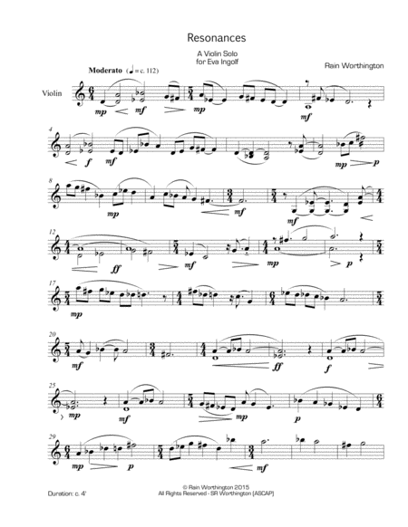 Resonances Solo Violin Page 2