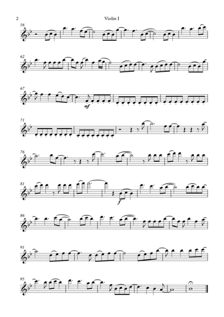 Rewrite The Stars String Quartet Page 2
