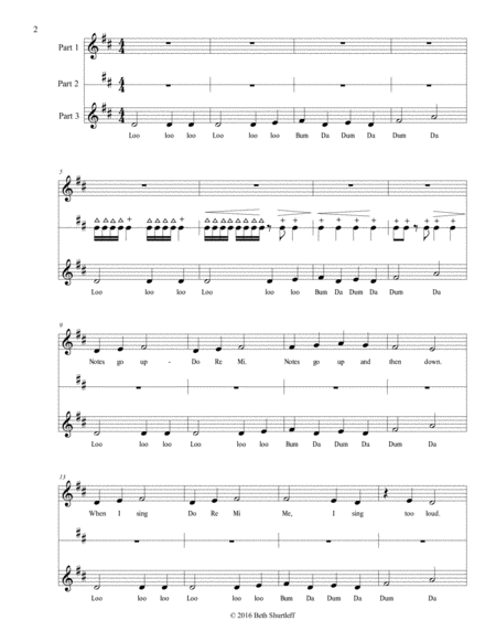 Rhythm Meets Solfege 2 Or 3 Part Choir Page 2