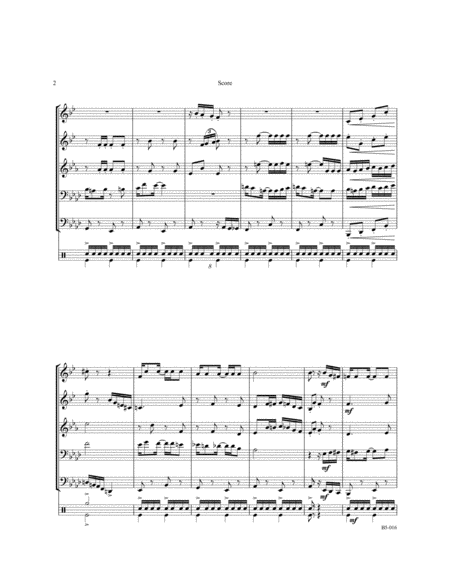 Ridin The Reading Railroad Rag Brass Quintet Page 2