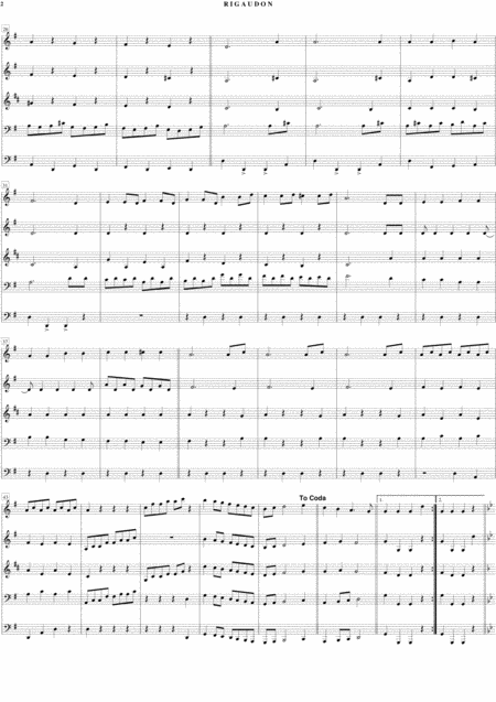 Rigaudon Grieg Brass Quintet Page 2