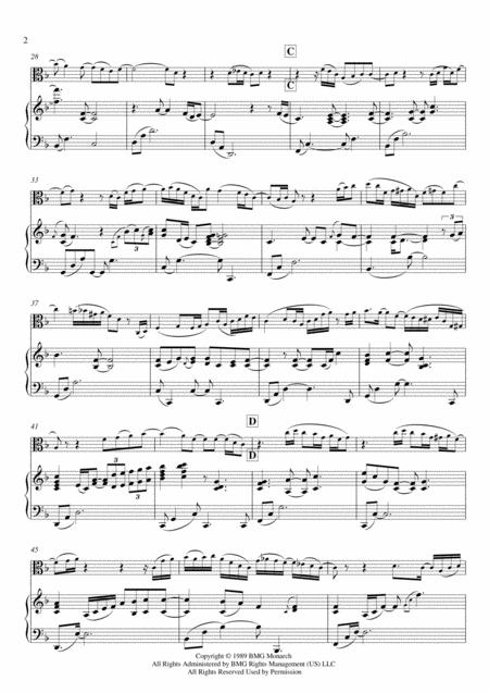 Right Here Waiting Piano Viola Intermediate Page 2