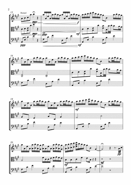 River Flows In You String Trio Viola Page 2