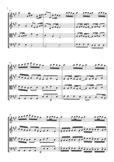 River Flows In You Yiruma String Quartet Page 2