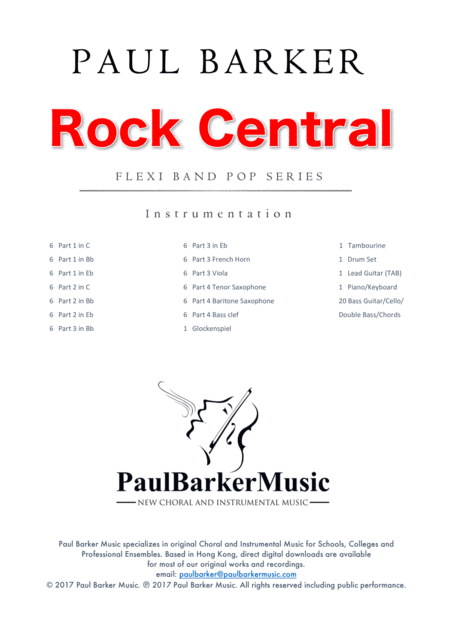 Rock Central Flexi Band Score Parts Page 2