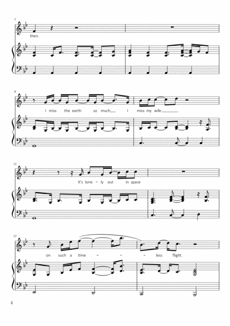 Rocket Man Easy Piano Page 2