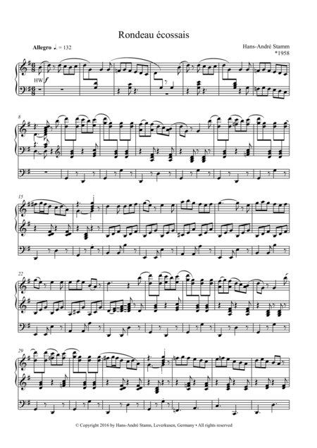 Rondeau Ecossais For Organ Page 2