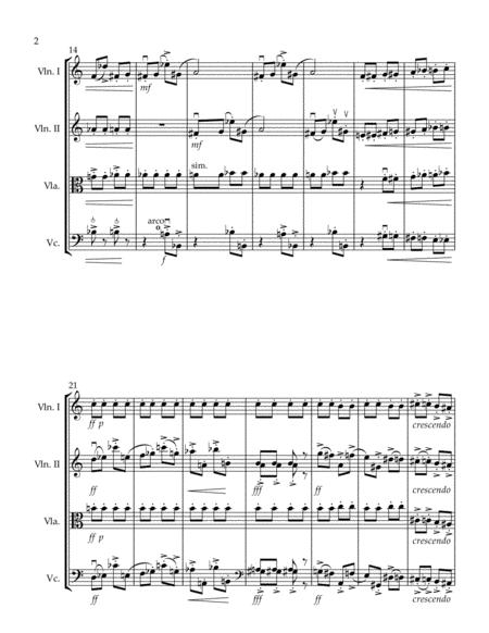 Rondo Barbaro For String Quartet Page 2