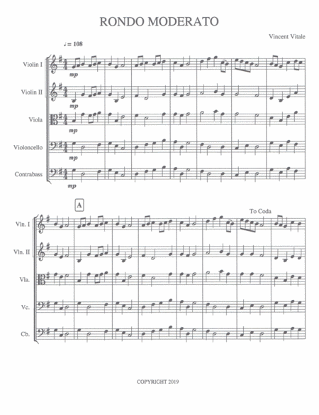 Rondo Moderato Med Easy For Beginners Page 2