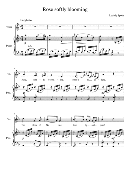 Rose Softly Blooming F Major Page 2