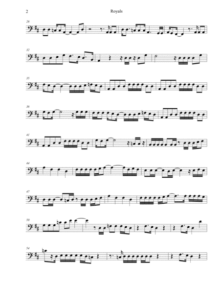 Royals Trombone Page 2