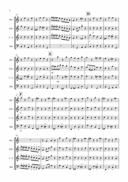 Rubba Ducky For Double Reed Quartet Page 2