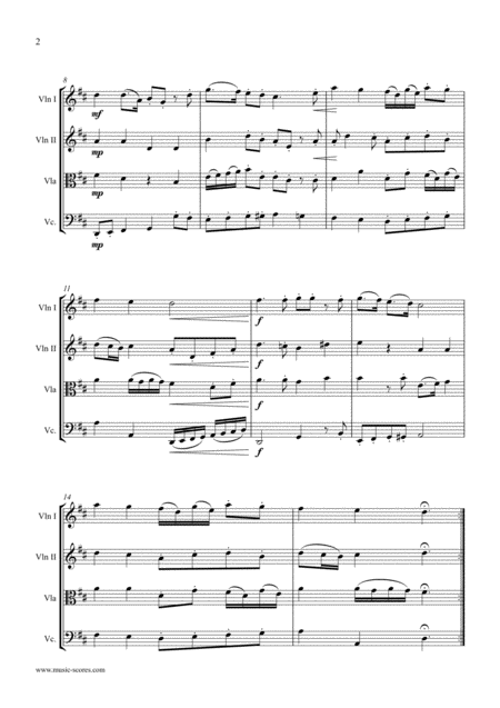 Rule Britannia String Quartet Page 2