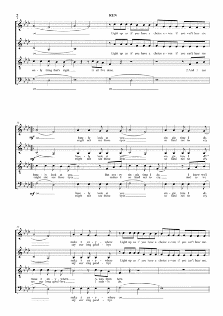 Run For Satb A Cappella Page 2