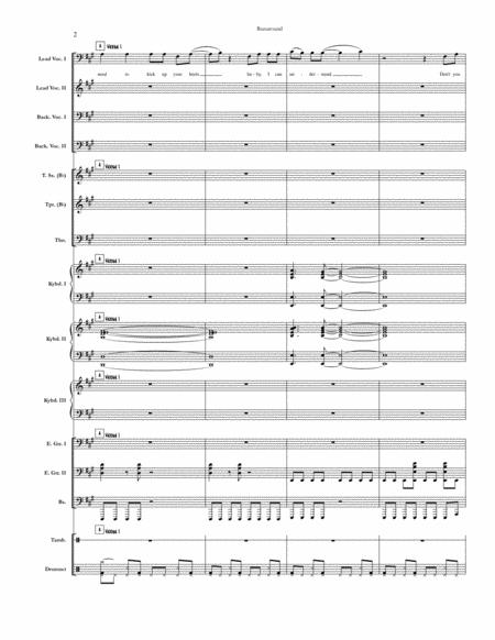 Runaround Chicago Full Score Set Of Parts Page 2