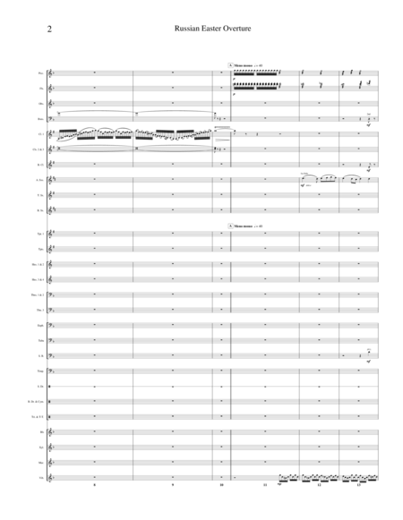 Russian Easter Overture Transcribed For Concert Band Page 2