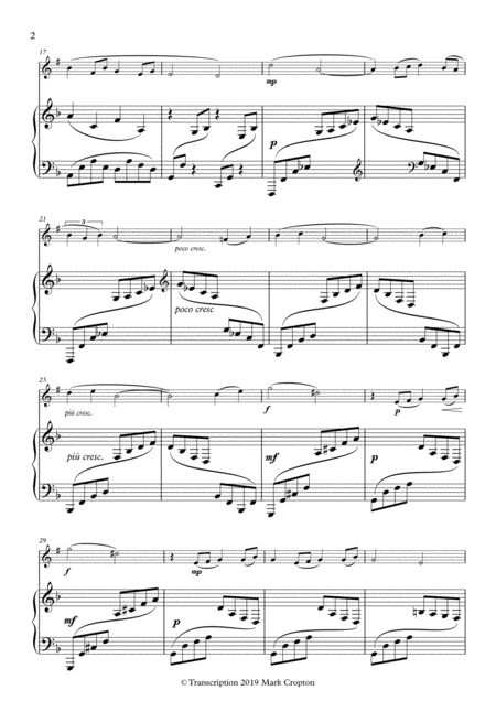 Rverie Claude Debussy Arr For Clarinet By Mark Cropton Page 2