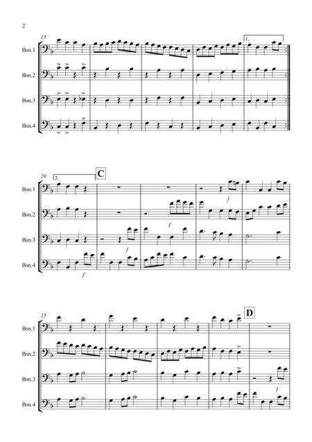 Sailors Hornpipe For Bassoon Quartet Page 2