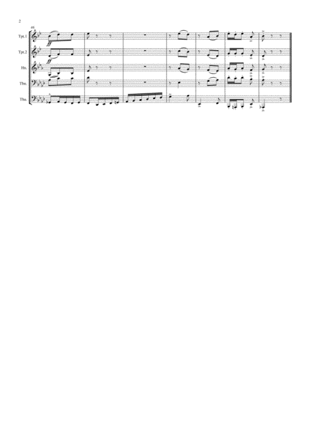 Saint Sans Le Carnaval Des Animaux The Carnival Of The Animals V L Lphant The Elephant Brass Quintet Page 2