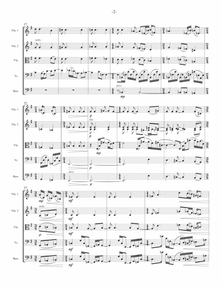 Salute For Strings For String Ensemble Page 2