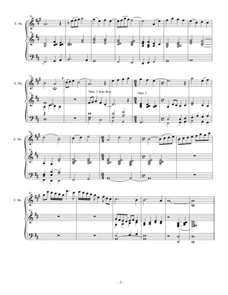 Salve Regina For English Horn And Organ Page 2