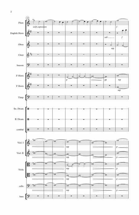 Sam By Sammy Fontenot For Chamber Orchestra Page 2