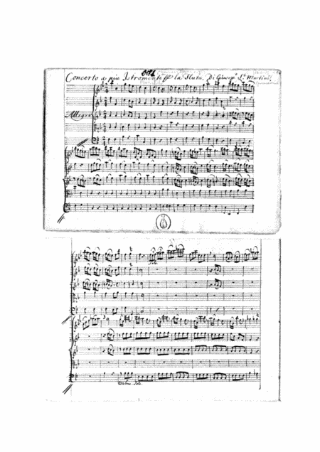 Sammartini Concerto In F Major For Flute And Strings Page 2