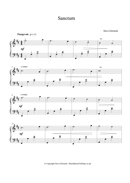 Sanctum Solo Piano For Early Intermediate Page 2