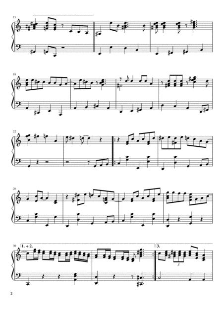 Santa Baby In C Major Piano Solo Page 2
