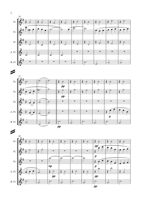 Satie Gymnopedie No 1 Flute Quintet Page 2