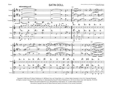 Satin Doll Trumpet Alto Sax Trombone And Rhythm Section Page 2