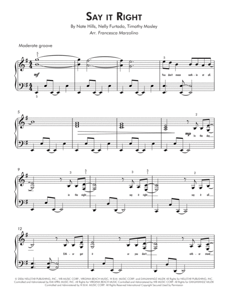 Say It Right Intermediate Piano Page 2