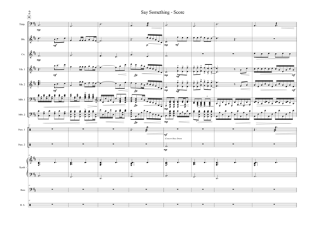 Say Something Arranged For Percussion Ensemble Page 2