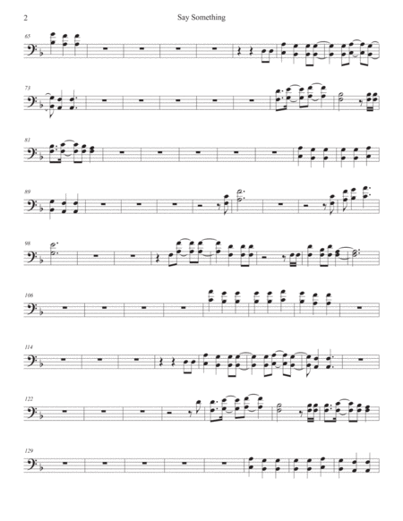 Say Something Trombone Page 2