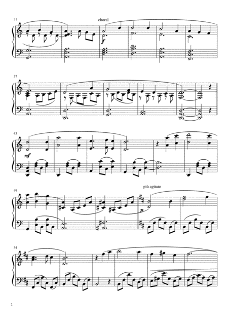 Scarborough Fair Folk English Song Arr Piano Solo Page 2