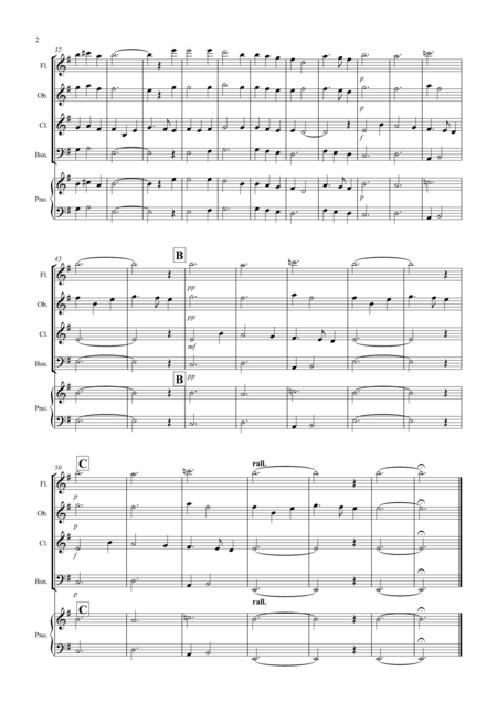 Scarborough Fair For Wind Quartet Page 2