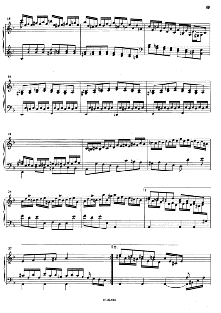 Scarlatti Sonata In D Minor K18 L416 Original Version Page 2