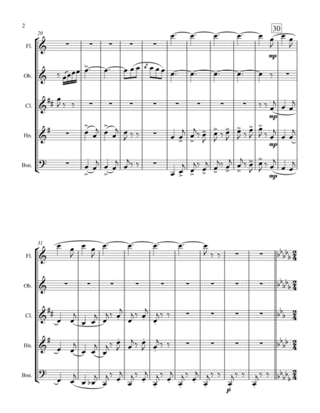 Scenes From La Bohme For Ww Quintet Page 2
