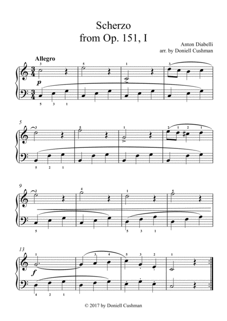 Scherzo From Opus 151 No 2 Solo Piano Page 2