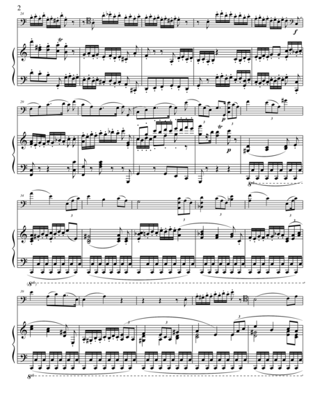 Scherzo From Rhenish Symphony For Cello And Piano Page 2