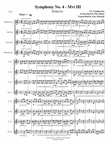 Scherzo From Symphony No 4 Page 2