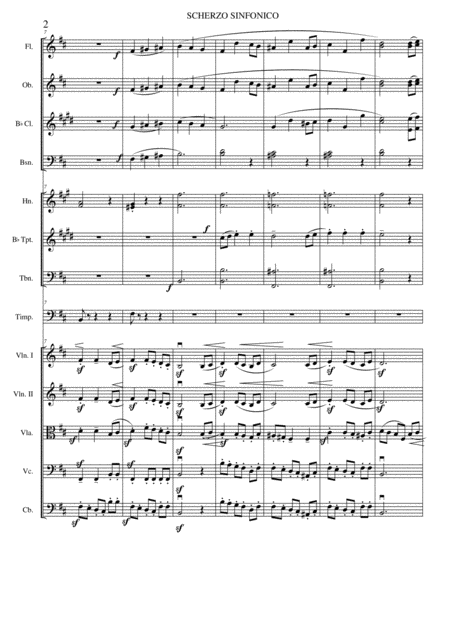 Scherzo Sinfonico Page 2