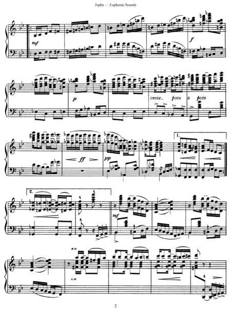 Scott Joplin Euphonic Sounds Original Version Page 2