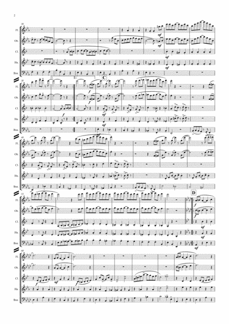 Scott Joplin The Entertainer In Cut Time Alla Breve Wind Quintet Page 2