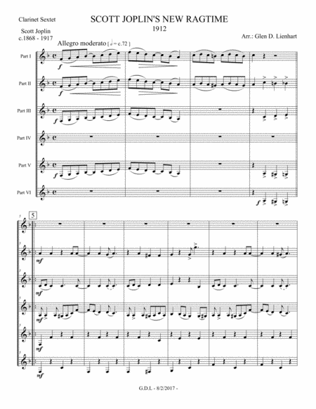 Scott Joplins New Ragtime Clarinets Page 2