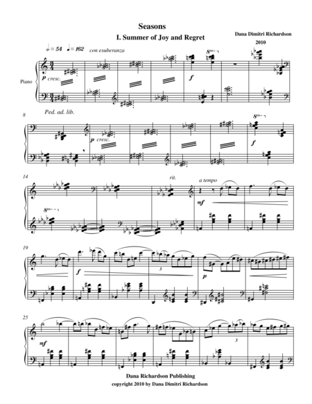 Seasons For Piano Solo Page 2