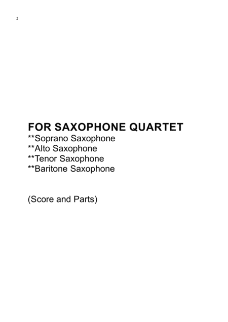 Senorita Saxophone Quartet Score And Parts By Shawn Mendes And Camila Cabello Page 2